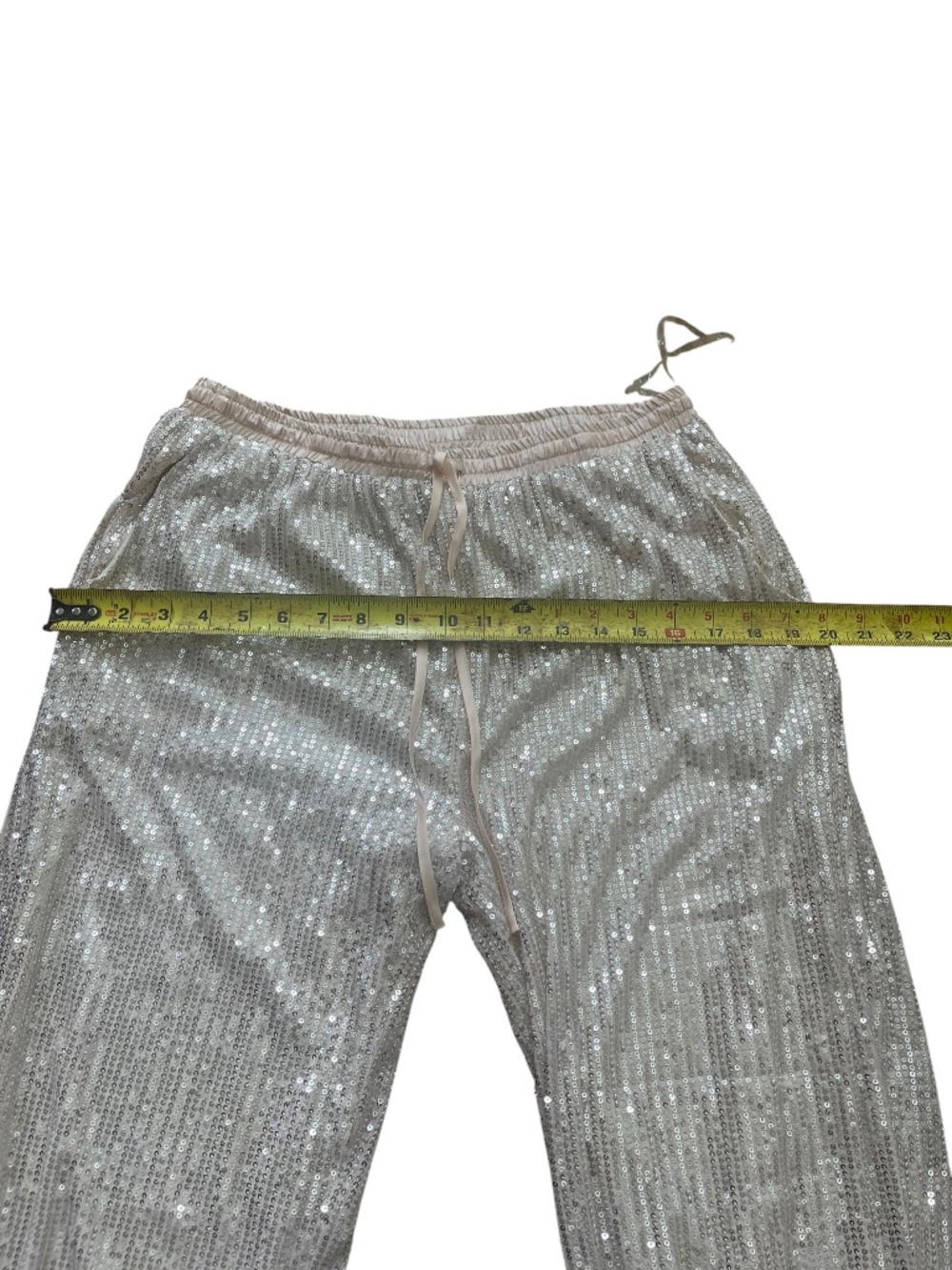 Main Strip Women's High-Waist Straight-Leg Trousers Size Large - Picture 10 of 14